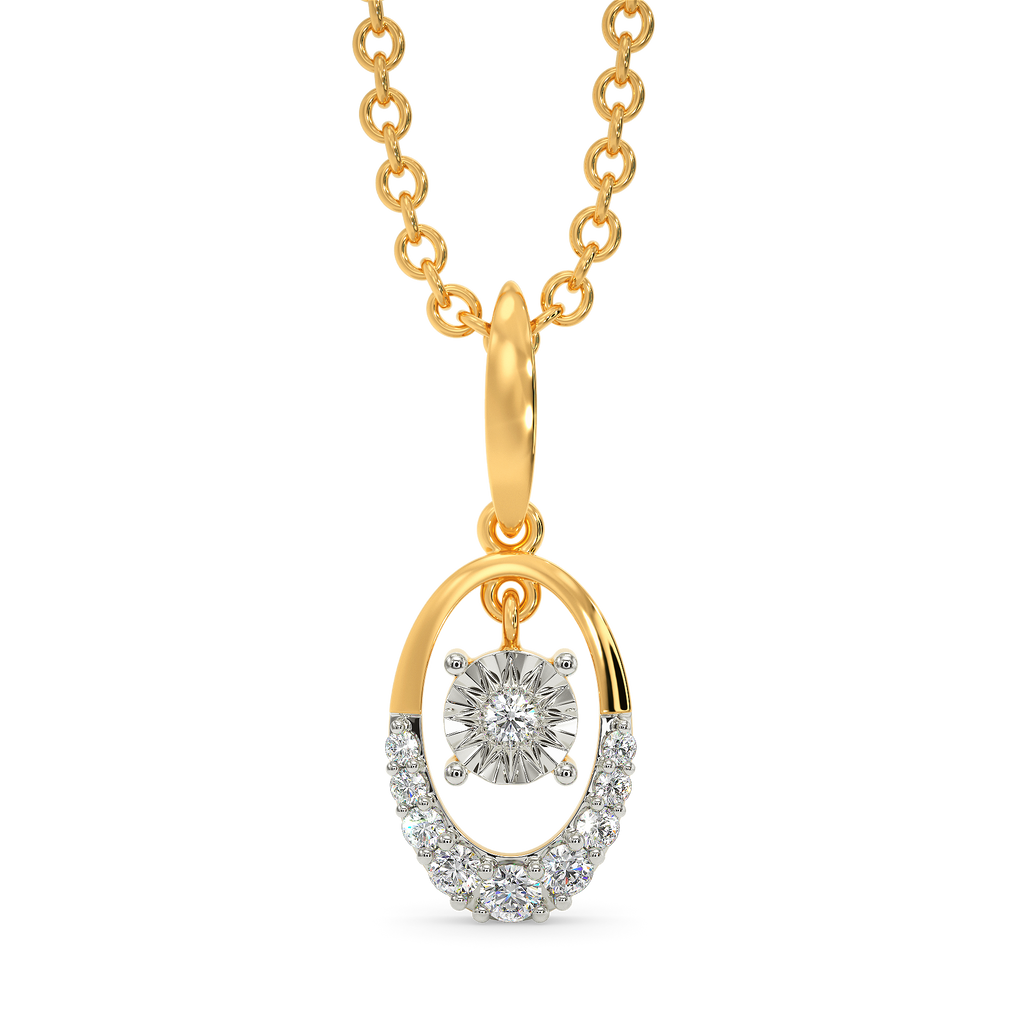 Curvaceous Diamond Pendants