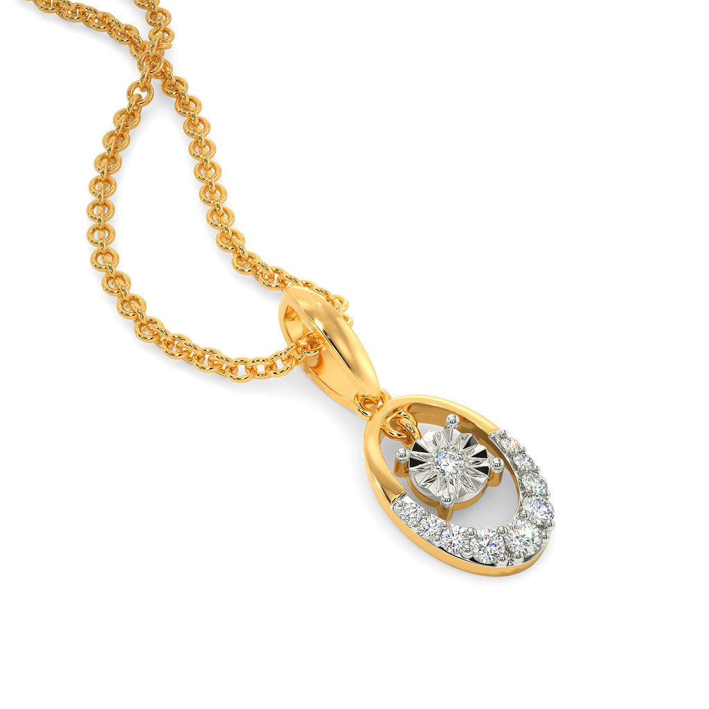 Curvaceous Diamond Pendants