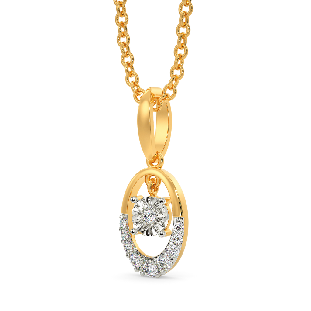 Curvaceous Diamond Pendants