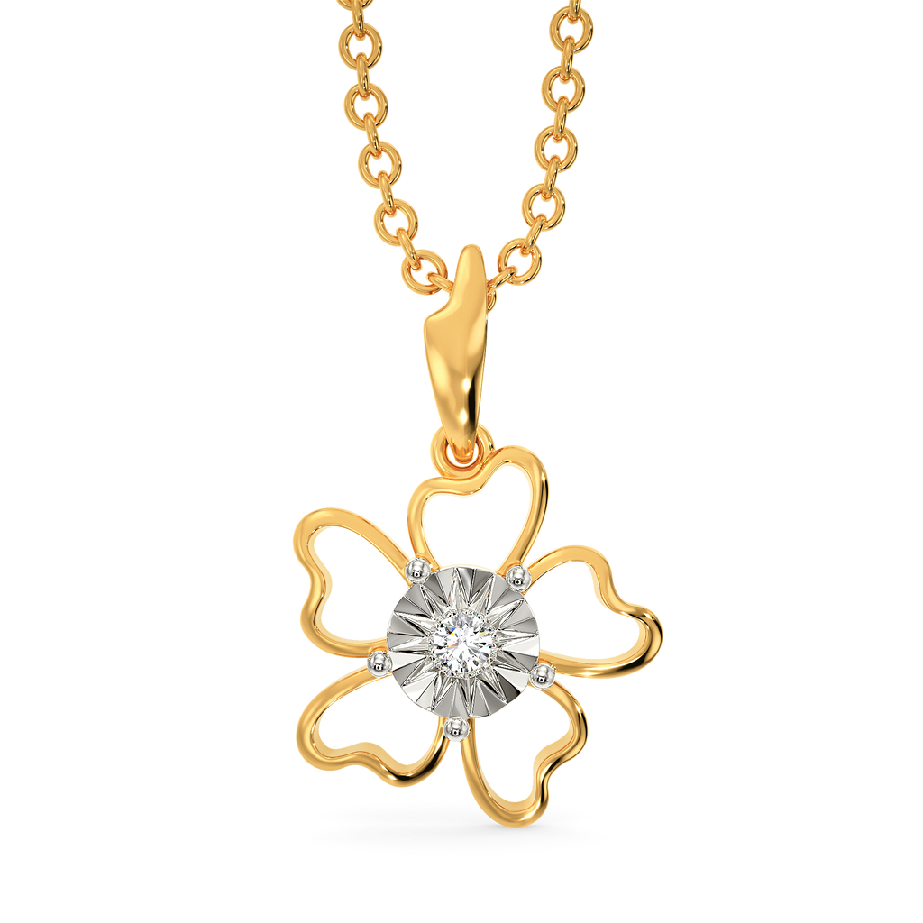 Enchanted Flora Diamond Pendants