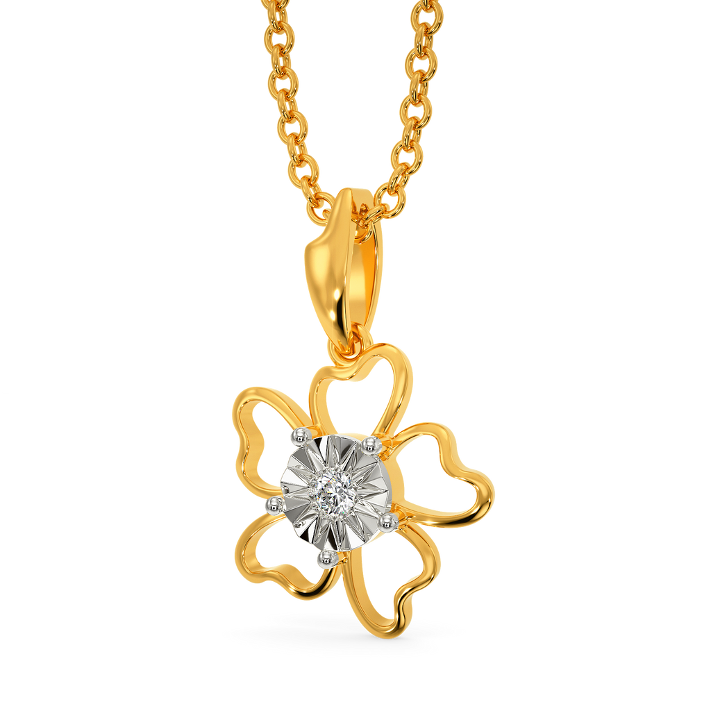 Enchanted Flora Diamond Pendants