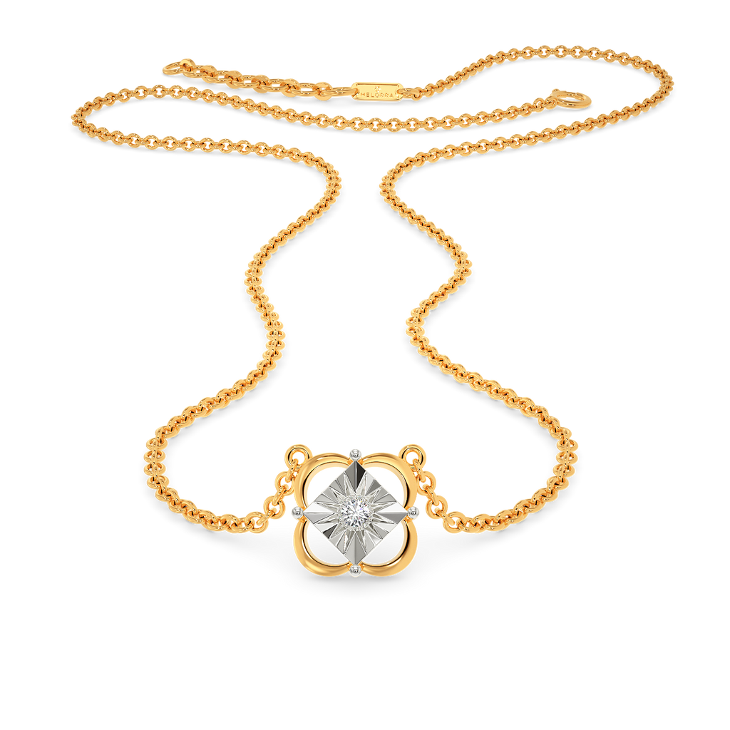 Might N Elm Diamond Necklaces