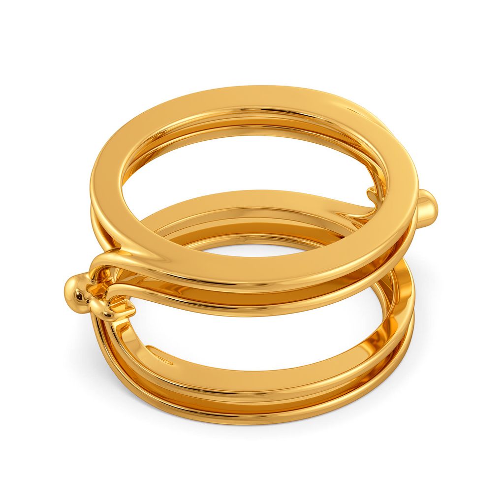Urban Chains Gold Rings alternate view 3