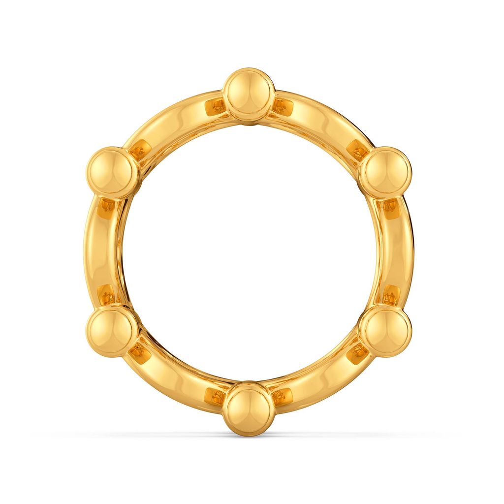Bold Links Gold Rings image