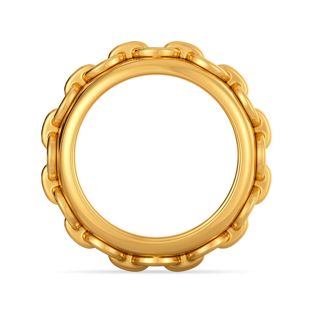 Big Chain Energy Gold Rings image