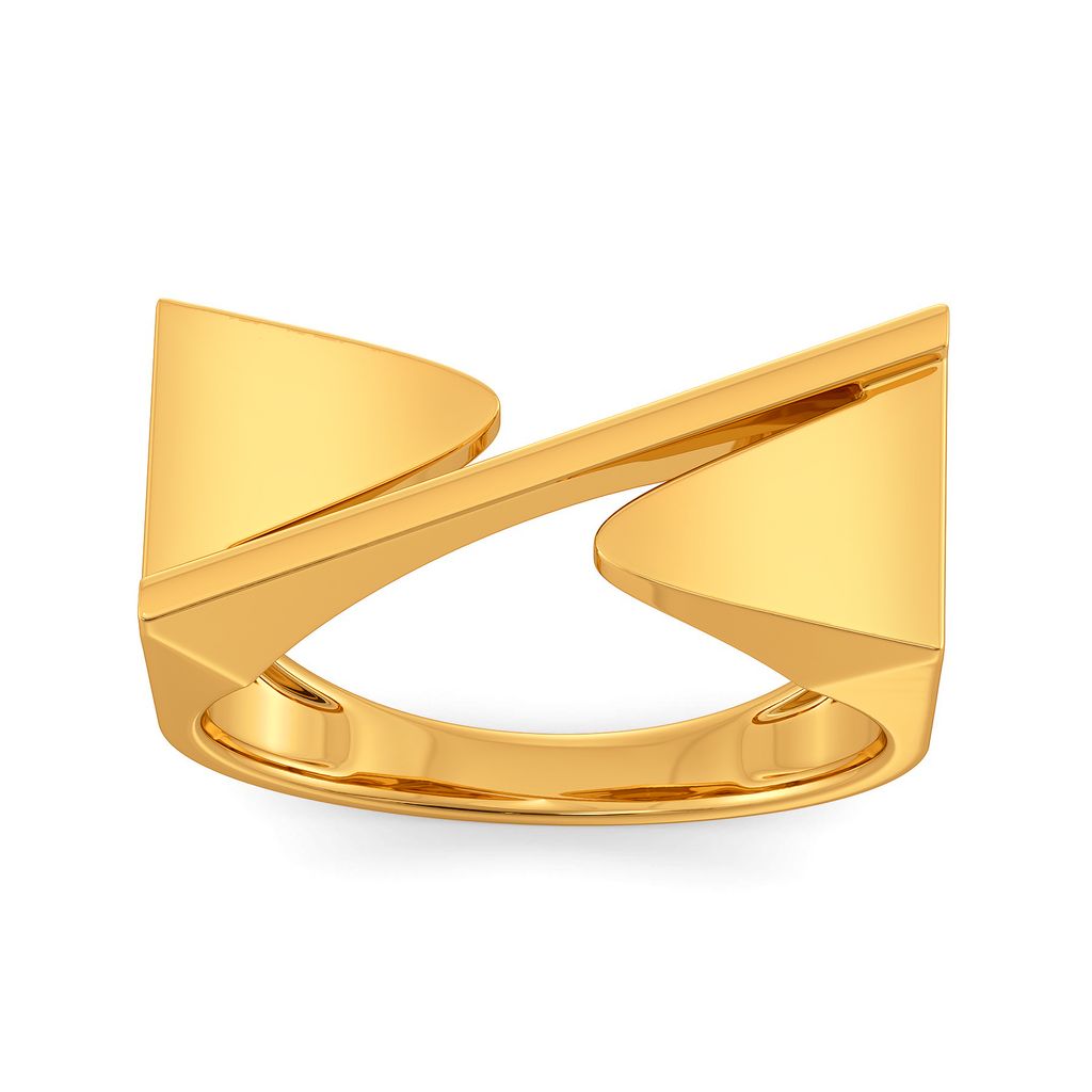 Edgy Formals Gold Rings alternate view 2