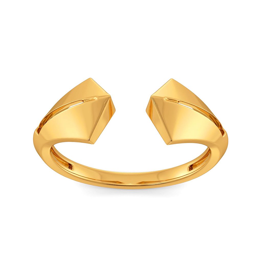 Fit to Bold Gold Rings alternate view 2