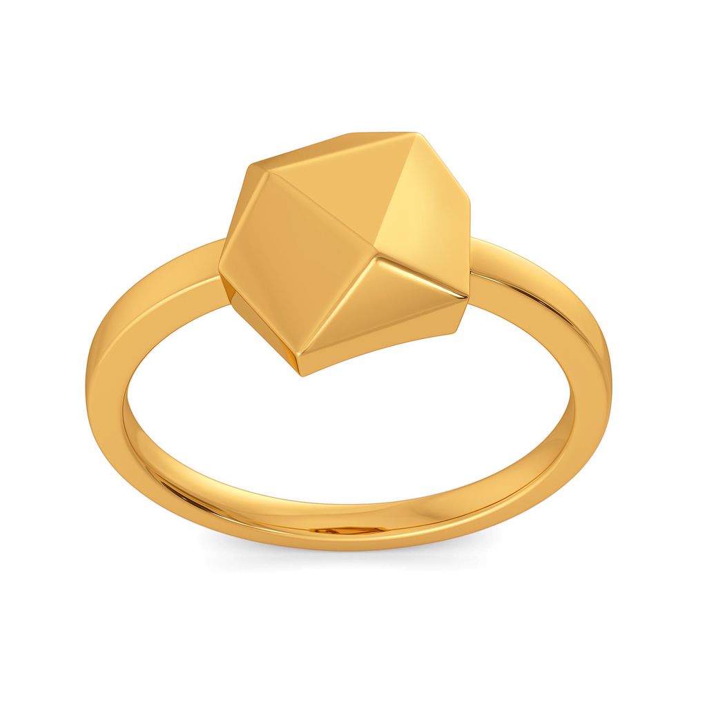 Taut to Tight Gold Rings alternate view 2