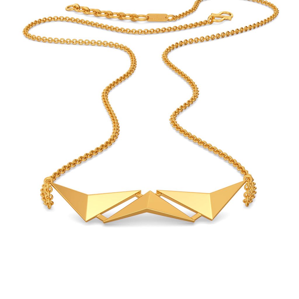 Edgy Arrows Gold Necklaces