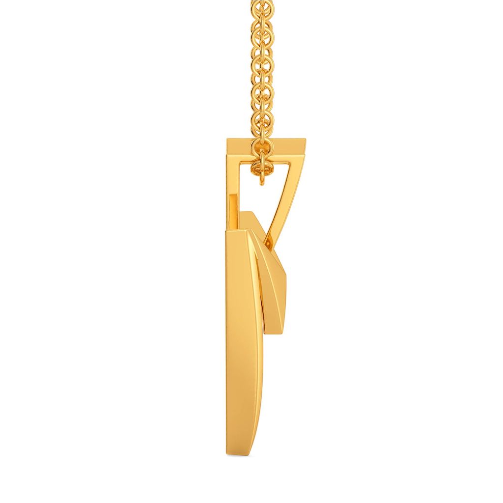 Edgy Arrows Gold Pendants