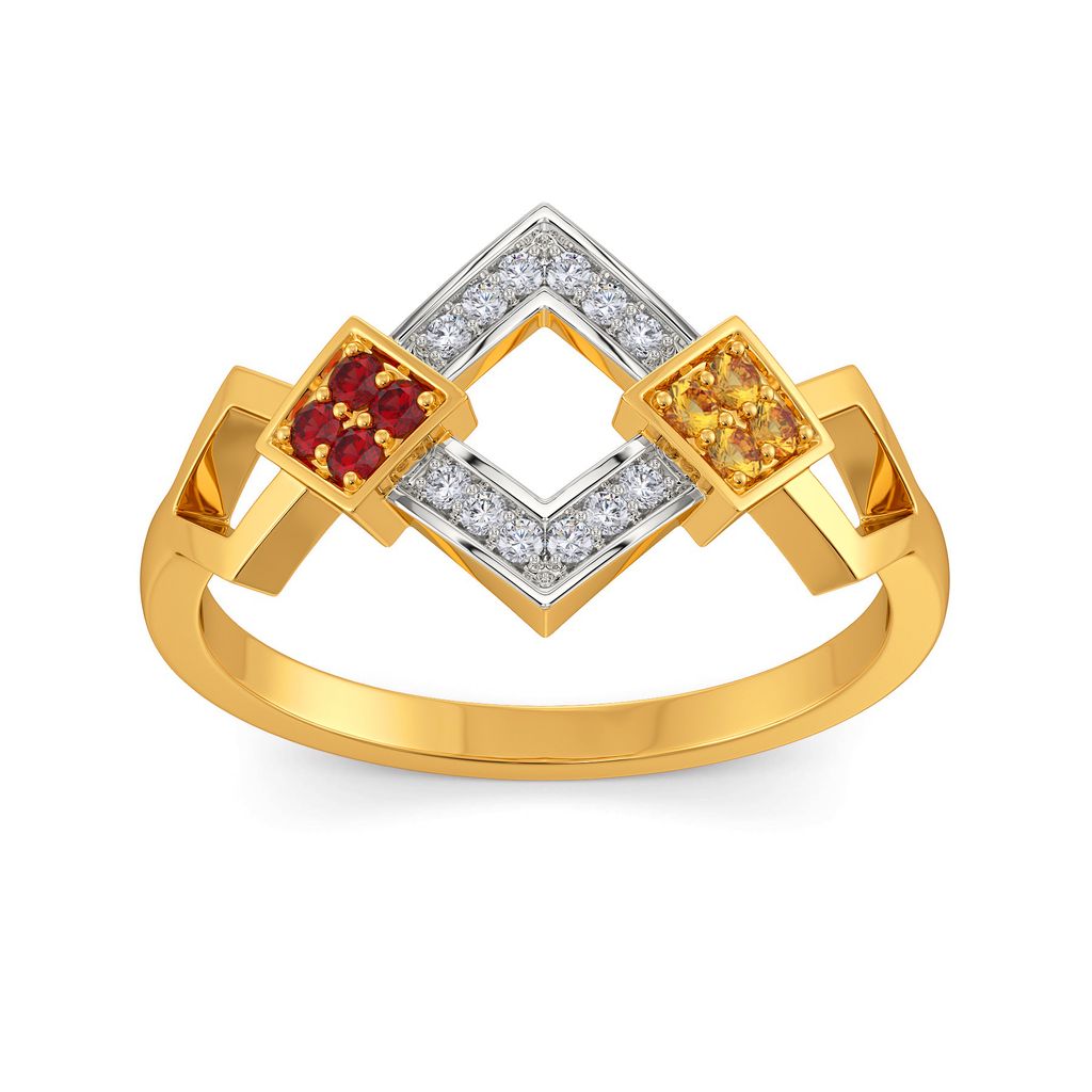 Colour Statement Diamond Rings alternate view 2