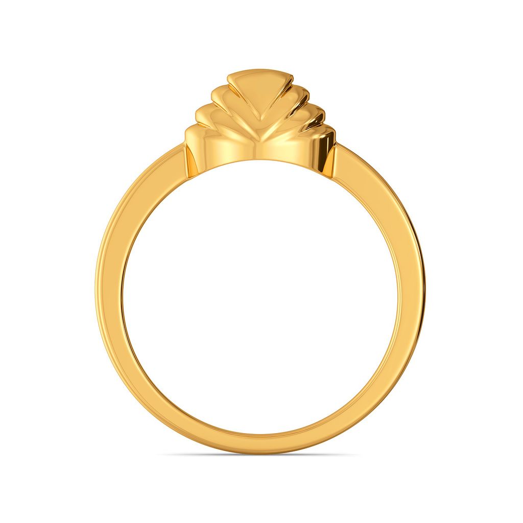 Button Up Gold Rings image