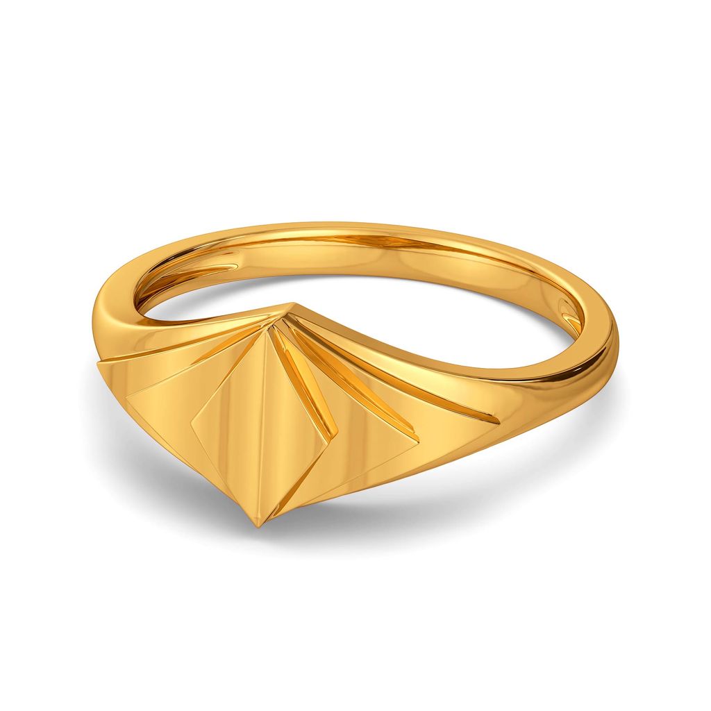 Poised Power Gold Rings image