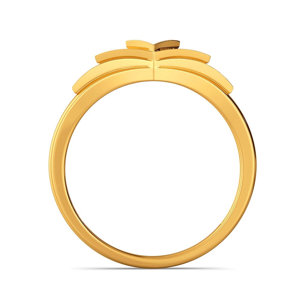 Poised Power Gold Rings image