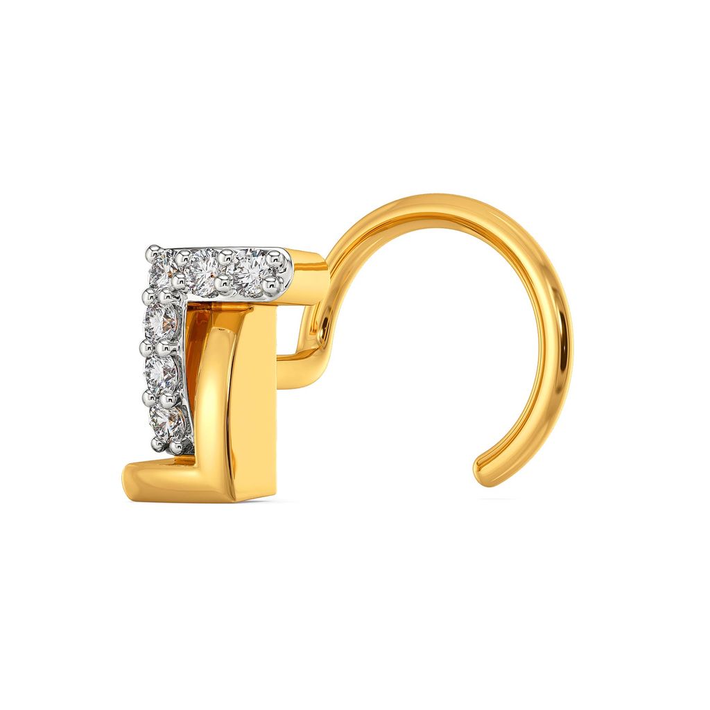 Elegant Drama Diamond Nose Pins