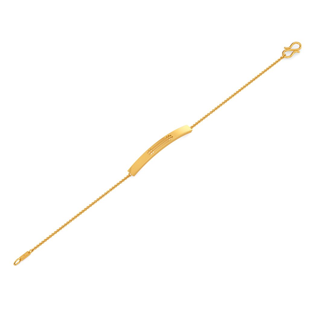 Maverick Plaids Gold Bracelets