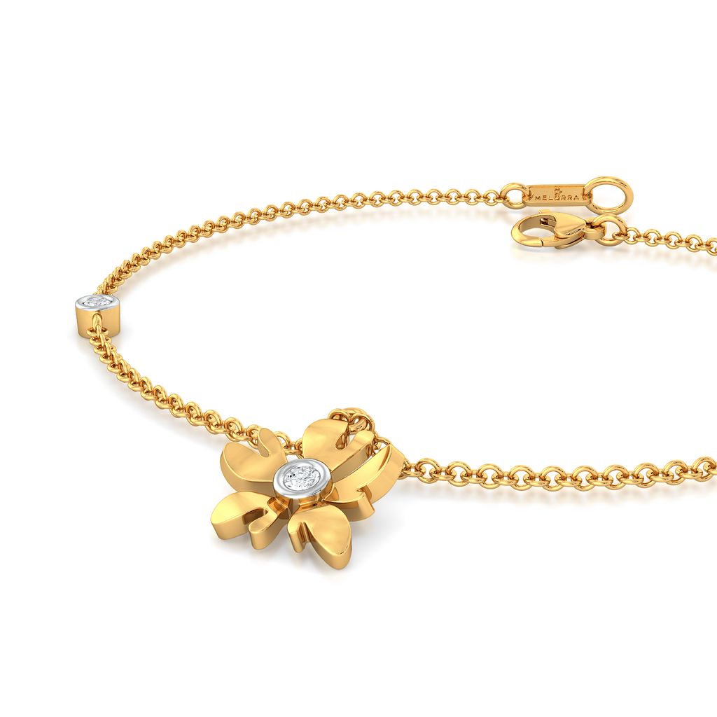 Gold Jessamine Diamond Bracelets
