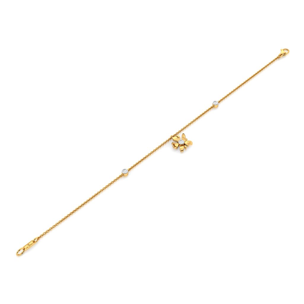 Gold Jessamine Diamond Bracelets