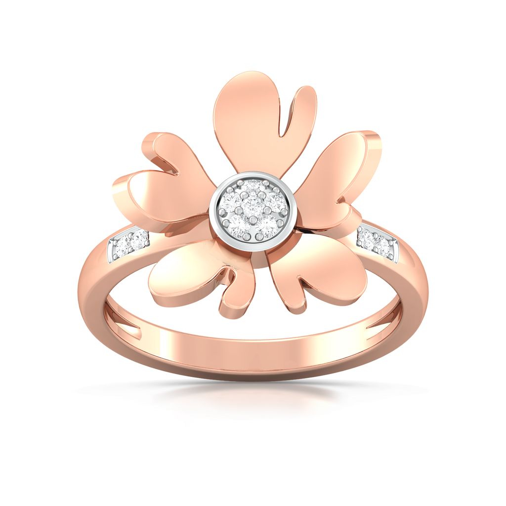 Dove's Foot Diamond Rings alternate view 3