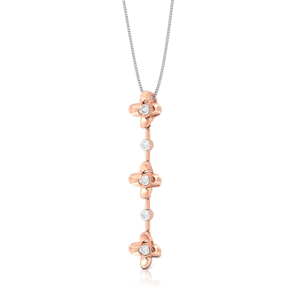 Cuckoo-Flower Diamond Pendants