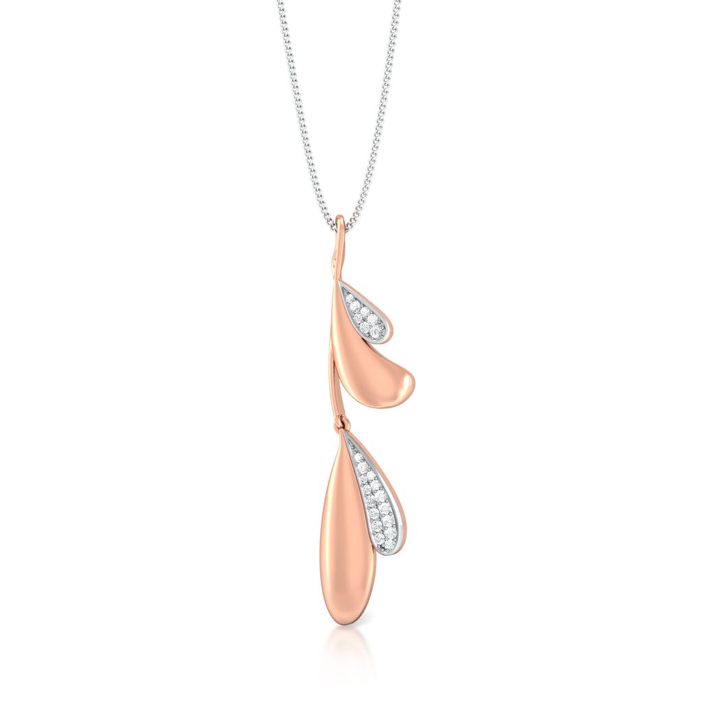 Mistletoe Diamond Pendants