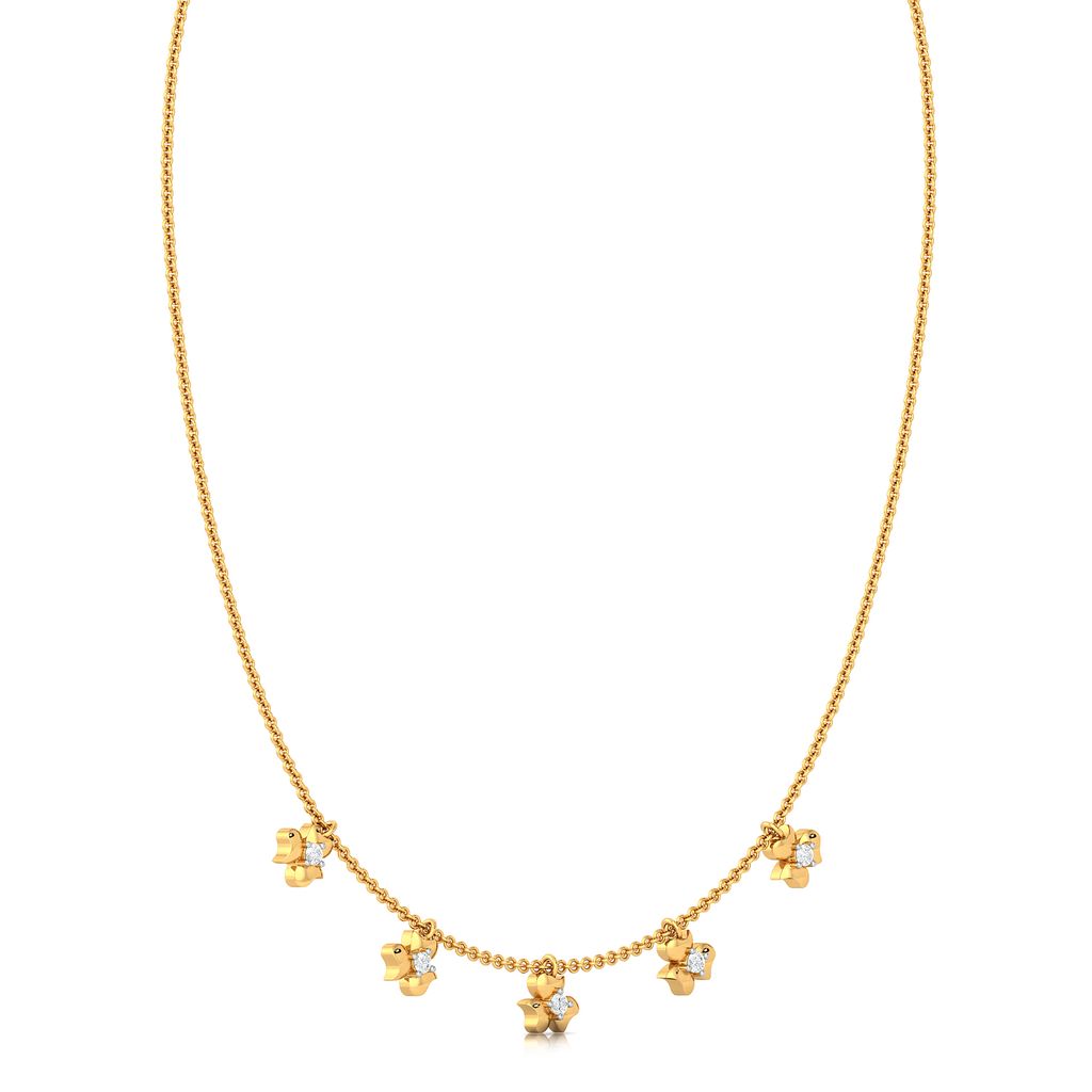 Flower Power Diamond Necklaces