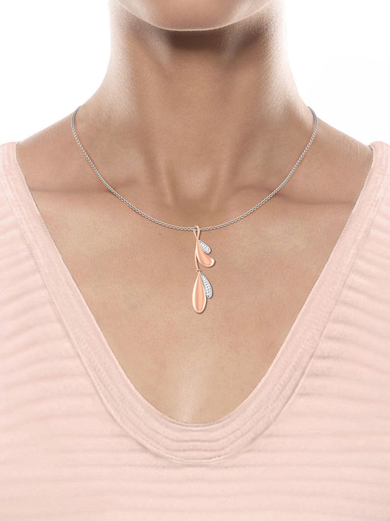Mistletoe Diamond Pendants