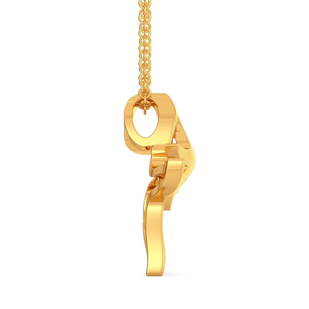 Star Shell Gold Pendants