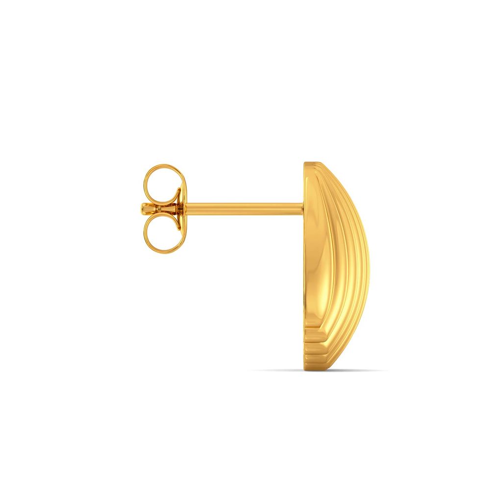 Clam Revamp Gold Earrings