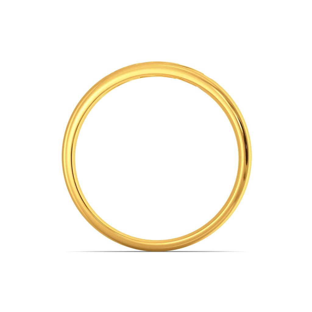 Turn of Ferns Gold Rings image