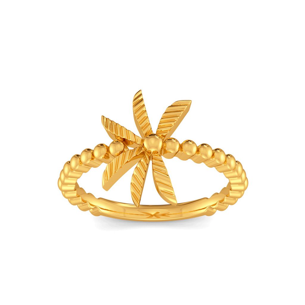 The Balmy Palm Gold Rings alternate view 2