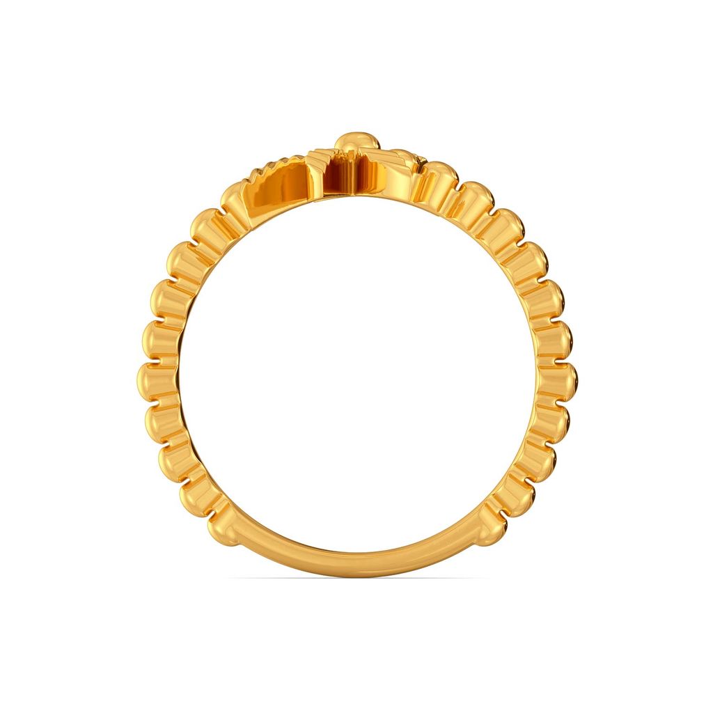 The Balmy Palm Gold Rings image