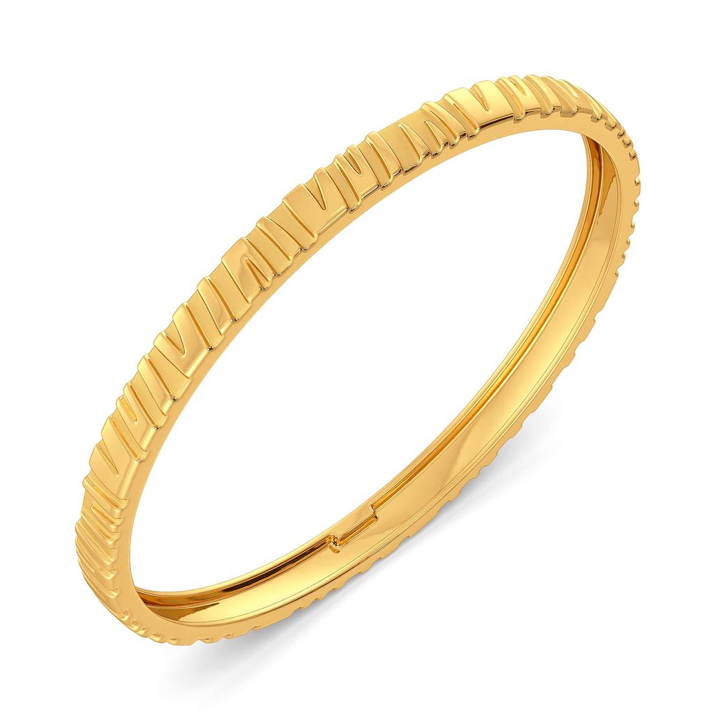 Sunny Streaks Gold Bangles