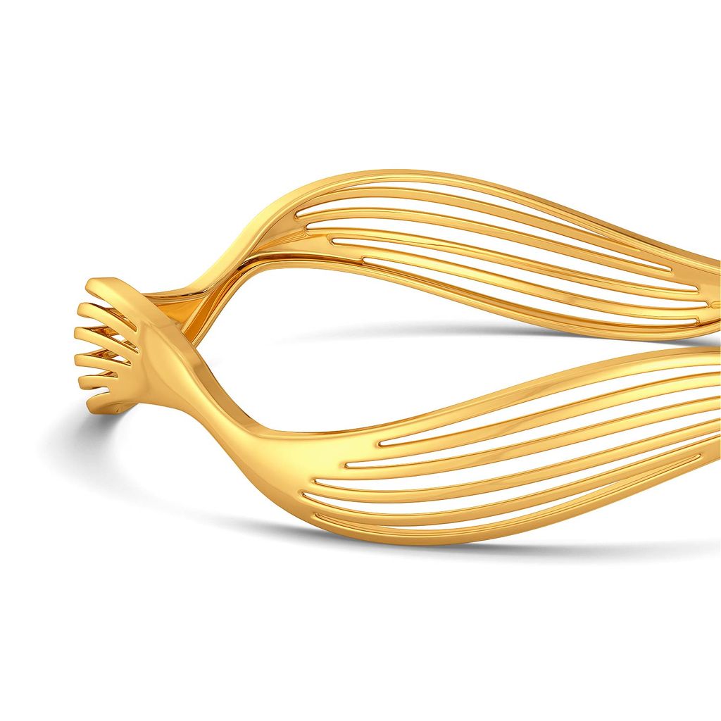 Scaly Daily Gold Bangles