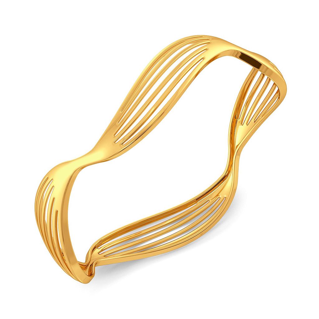 Scaly Daily Gold Bangles