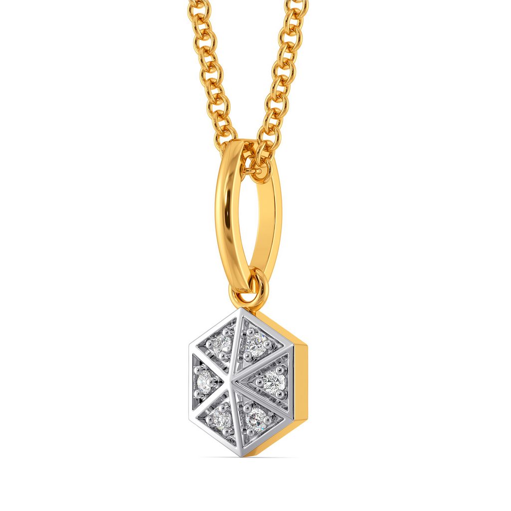 Go Gingham Diamond Pendants