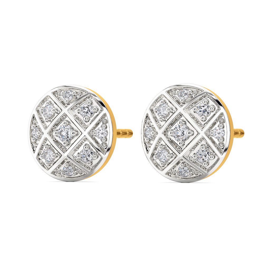 The Check Deck Diamond Earrings