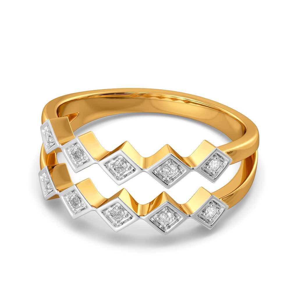 Print O Plaids Diamond Rings alternate view 3