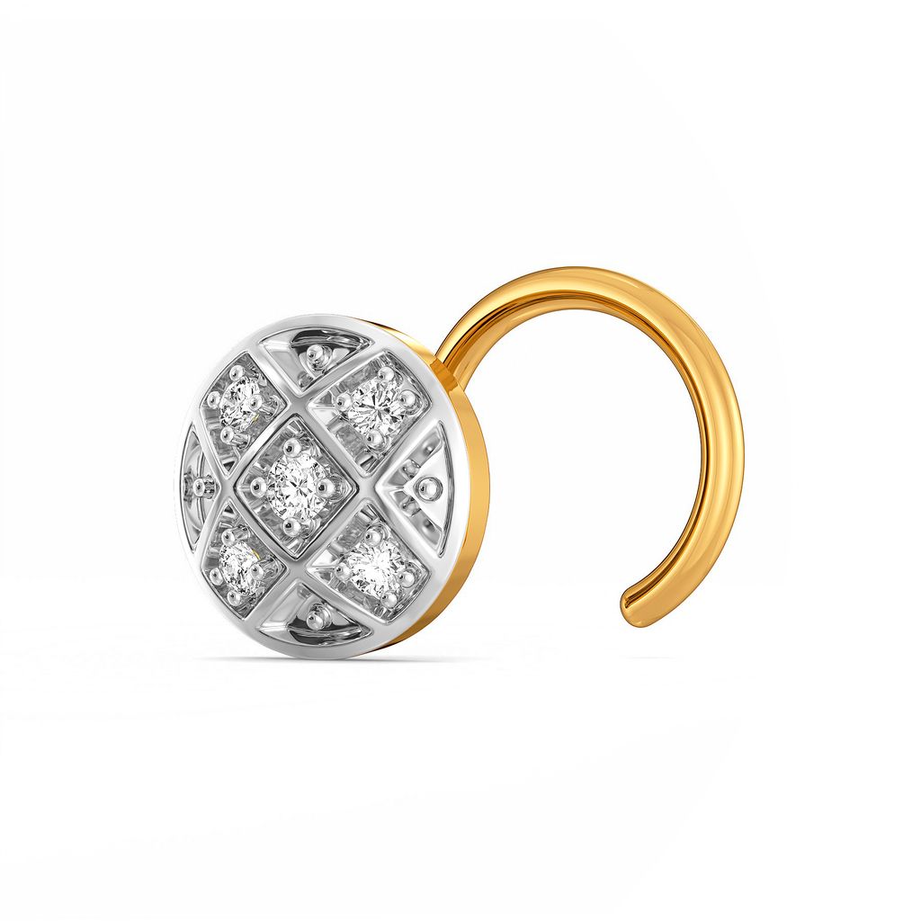 Multi Check Diamond Nose Pins