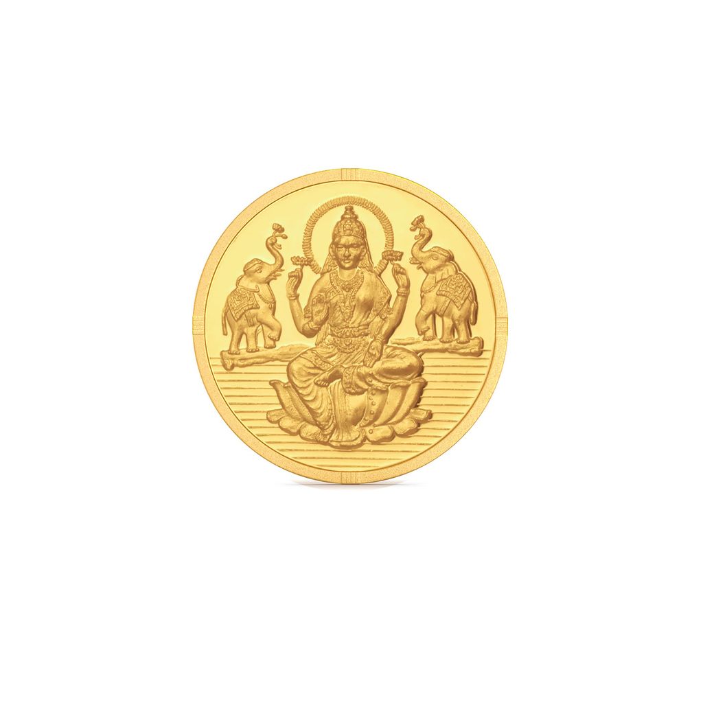 Goddess Lakshmi 1 Gram 24 Karat Gold Coins