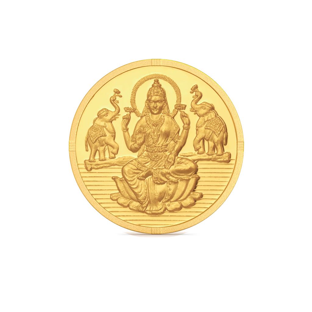 Goddess Lakshmi 10 Gram 24 Karat Gold Coins