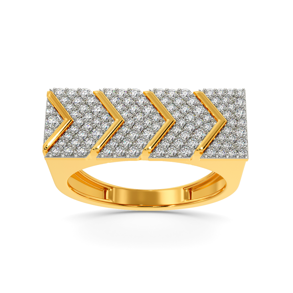Sporty Meets Casual Diamond Rings For Men alternate view 3