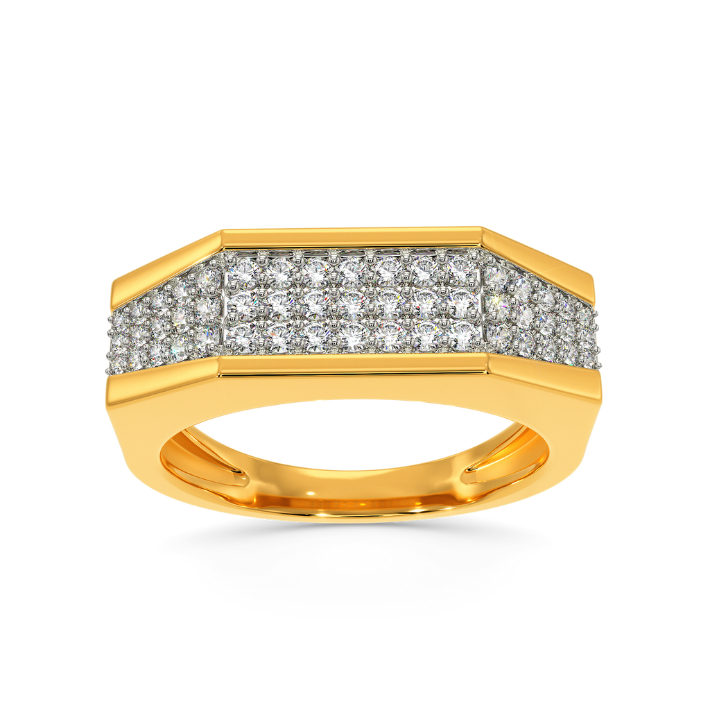 Vibin to Casual Diamond Rings For Men alternate view 3