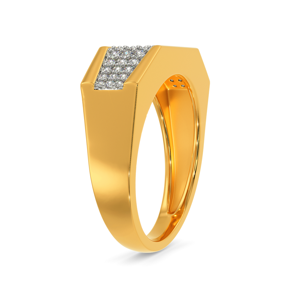 Vibin to Casual Diamond Rings For Men image