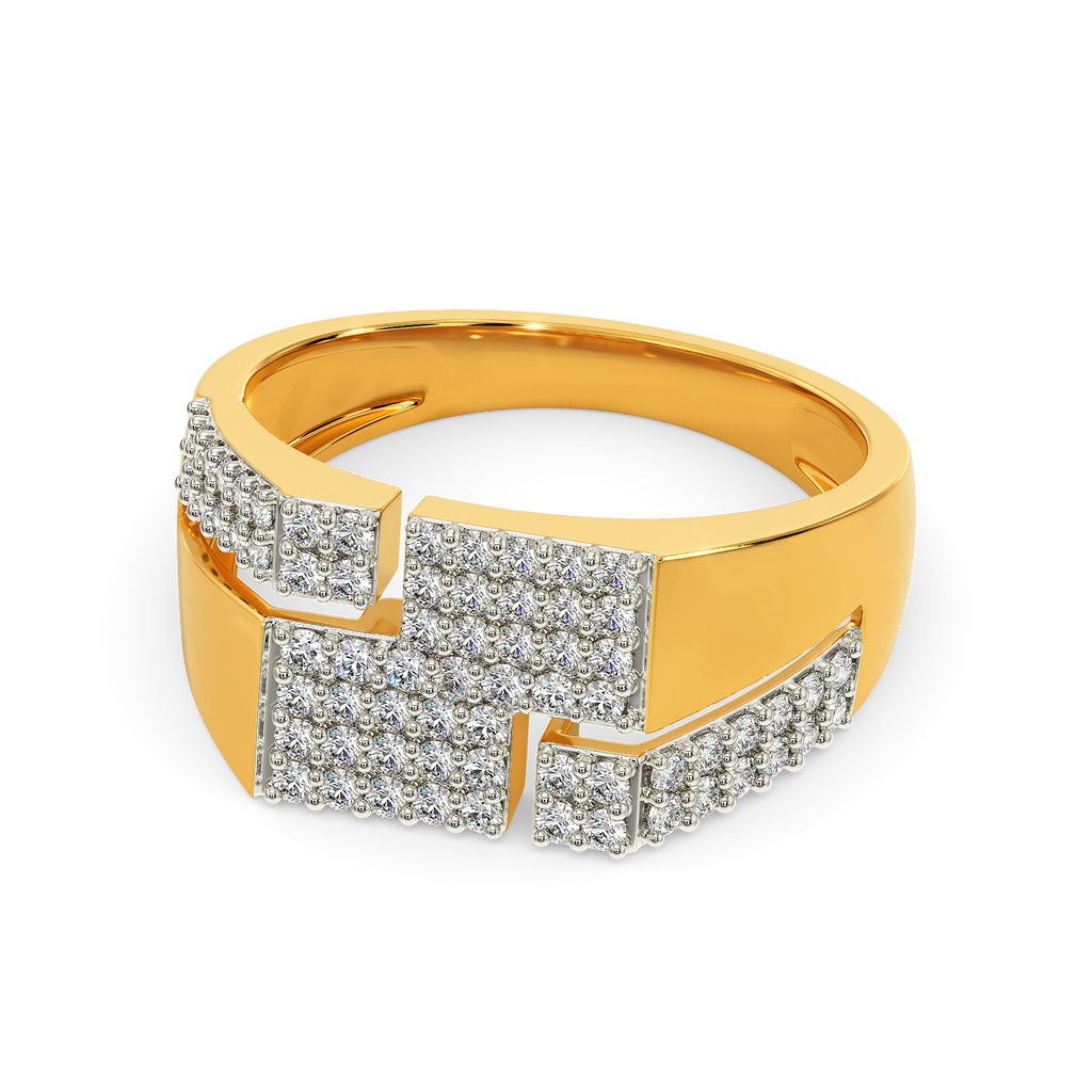 Unlocking Playfulness Diamond Rings For Men alternate view 2