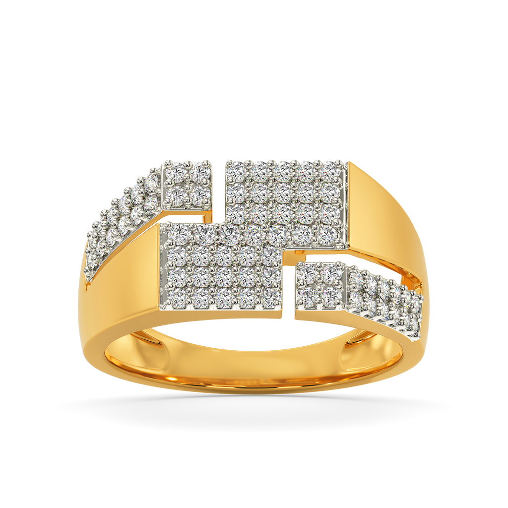 Unlocking Playfulness Diamond Rings For Men alternate view 3