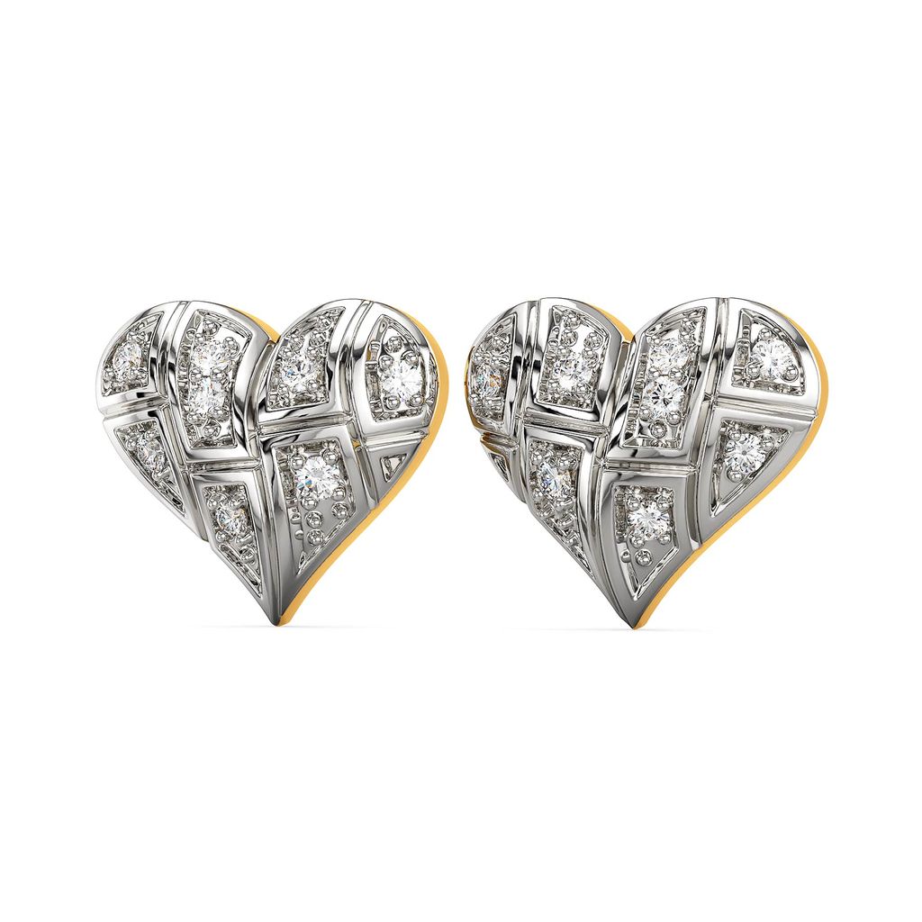 A Tartan Romance Diamond Earrings
