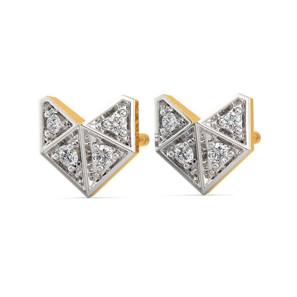 Crush O Check Diamond Earrings