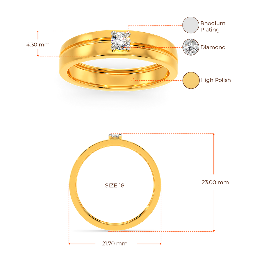 You Are Mine Diamond Rings For Men image