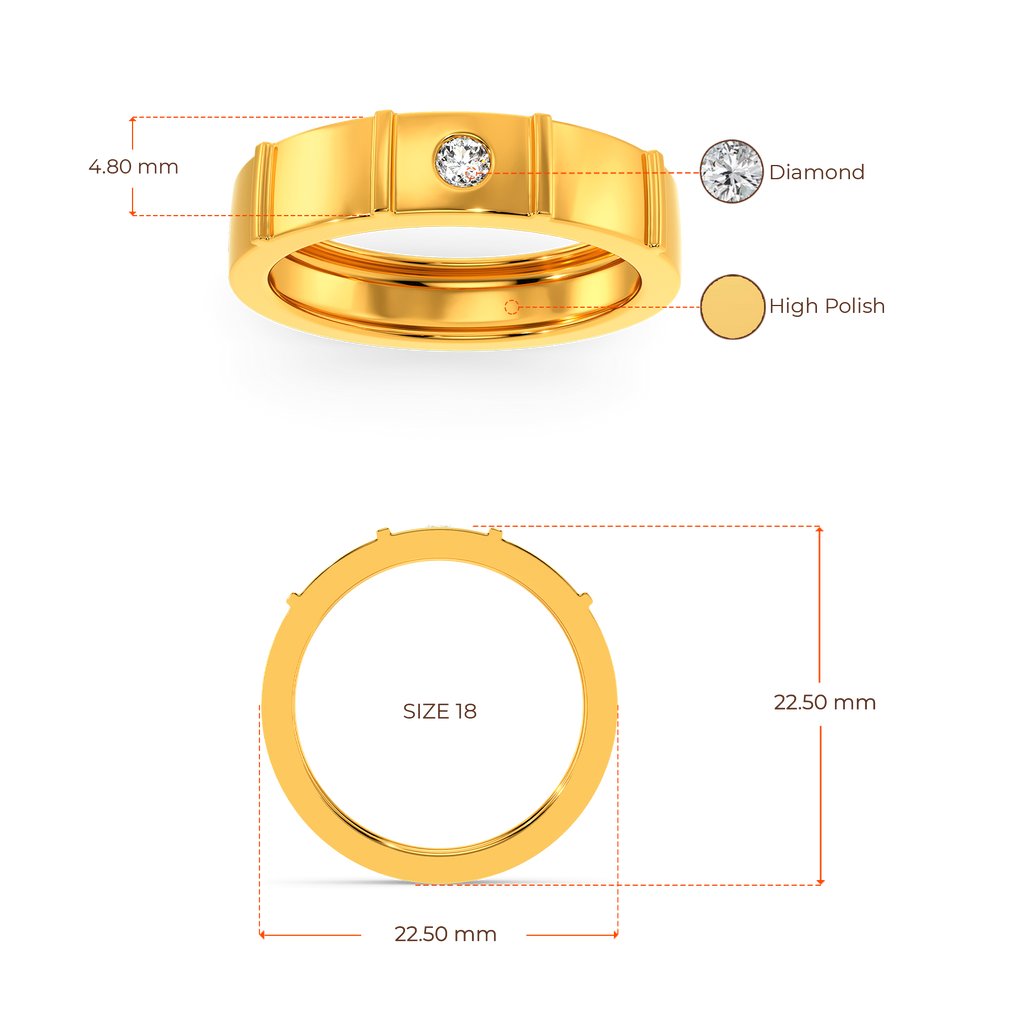 Love You More Diamond Rings For Men image
